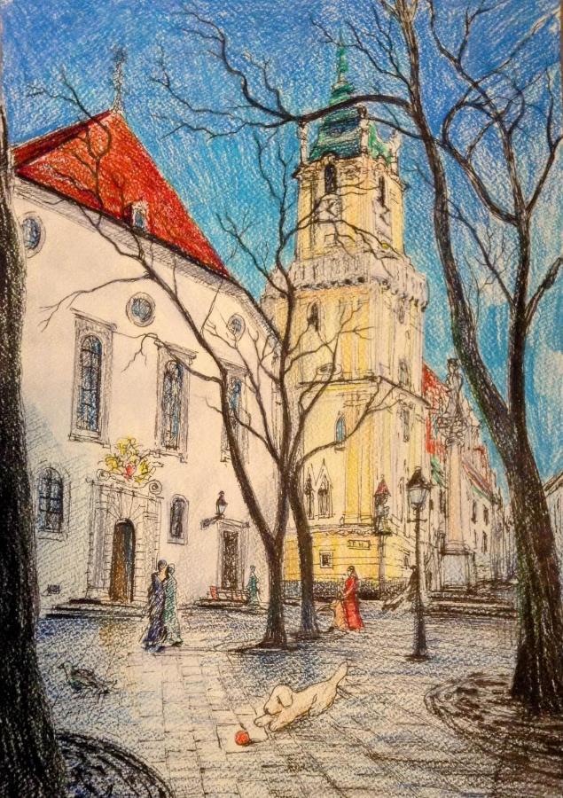 Nice Flat Under The Castle Bratislava Bagian luar foto